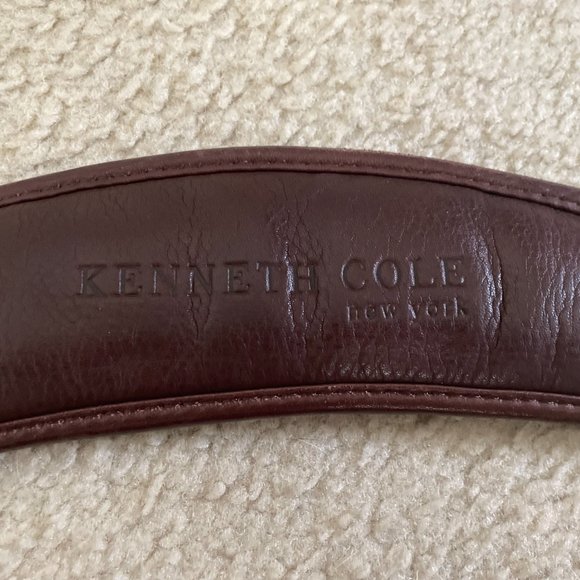 Kenneth Cole Brown Leather Messenger Satchel/Briefcase - Picture 14 of 14